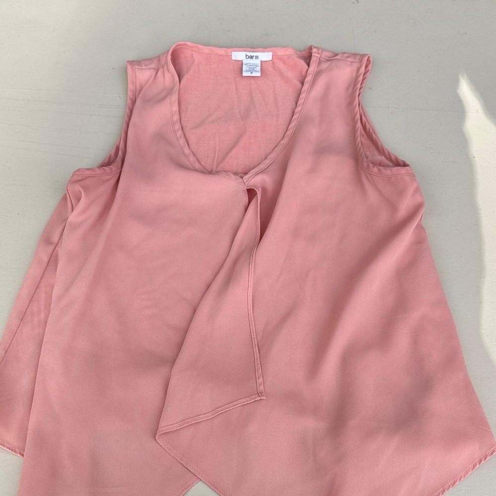 Bar III Soft Pink Women's Tank Top